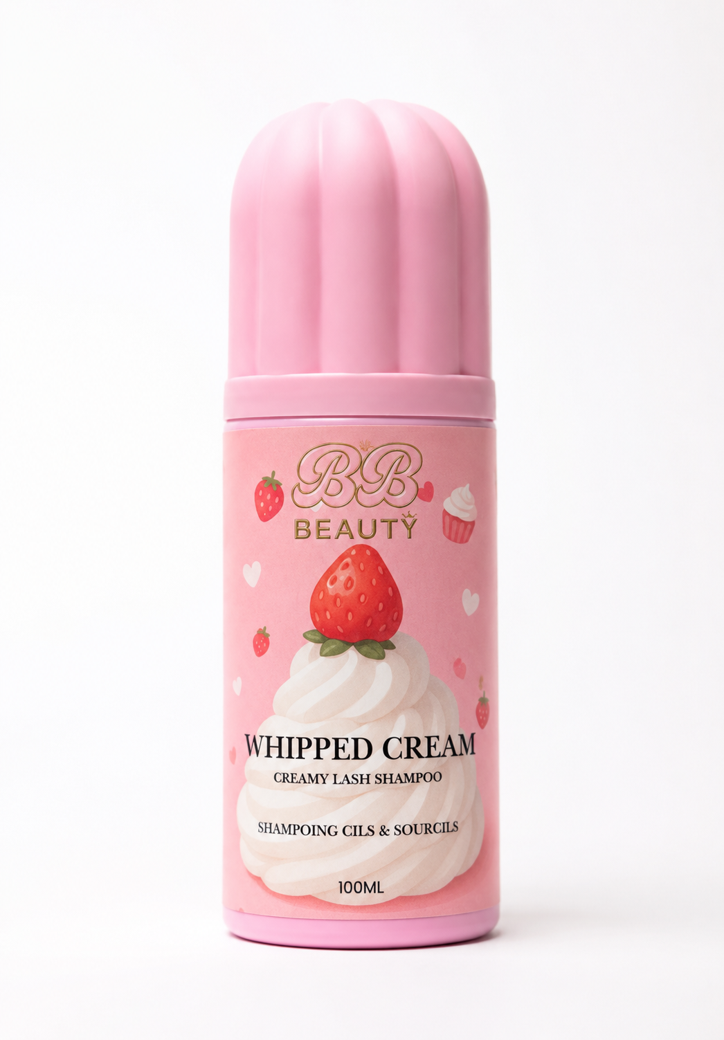 Mousse chantilly nettoyante cils/sourcils đ
