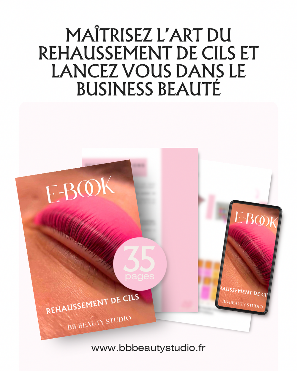 E-book réhaussement de cils