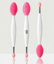 Brosse 2-en-1 exfoliante & applicatrice pour sourcils
