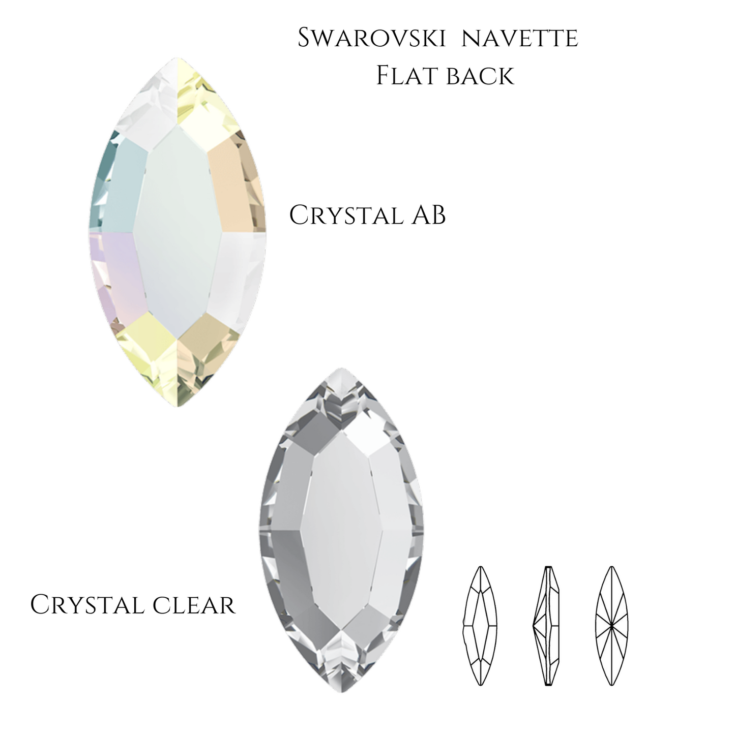 Swarovski navette