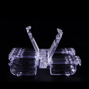 Boîte rangement strass transparent